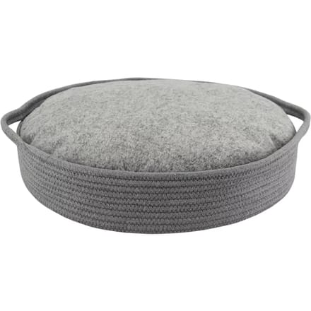 Rond pluche hondenbed met kussen Nobby Pet Nola