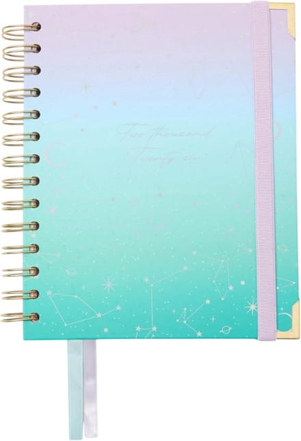 Agenda 2026 - Planner Jaarplanner - Dagelijkse planning - Weekoverzicht A6 - 135x18 cm - Diana