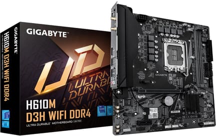 GIGABYTE H610M D3H WIFI DDR4 Moederbord - Intel H610 - Intel LGA1700 - DDR4 RAM - Micro-ATX