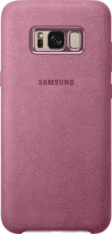 Samsung Galaxy S8+ Hoesje - Alcantara Cover - Roze