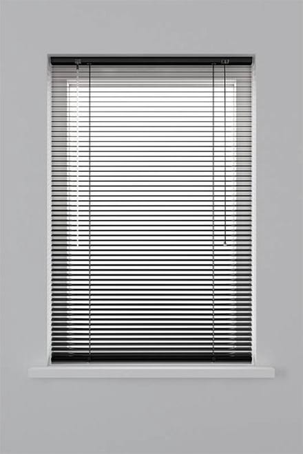 Decosol Jaloezie Horizontaal Aluminium Matzwart 25mm 80x180cm
