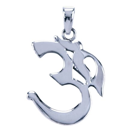 Zilveren Aum ketting hanger