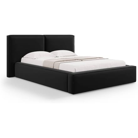 Bedframe Jodie met opbergruimte velvet 140 x 200 cm | Micadoni