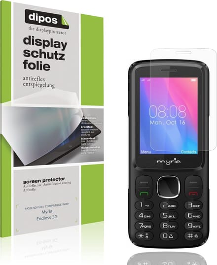 dipos – 4x Matte Beschermfolie geschikt voor Myria Endless 3G | Krasbestendige & antireflecterende Screenprotector Ultra-Thin