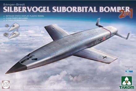 Takom Modelbouwpakket Militaire voertuigen - 5017 Saenger-Bredt Silbervogel Suborbital Bomber Plastic - 1:72 - Modelbouw