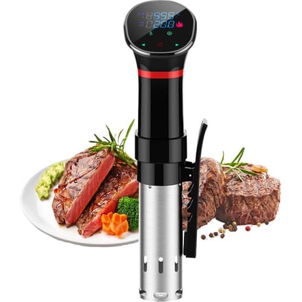 Souscooker Machine Onderdompelingscirculator 1100 Watt LCD Digitale Display Nauwkeurige temperatuur en US Plug zwart