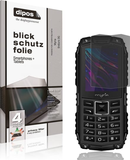 dipos – Matte Privacy Screenprotector geschikt voor Myria Enduro 3G | Anti-Spy Beschermfolie