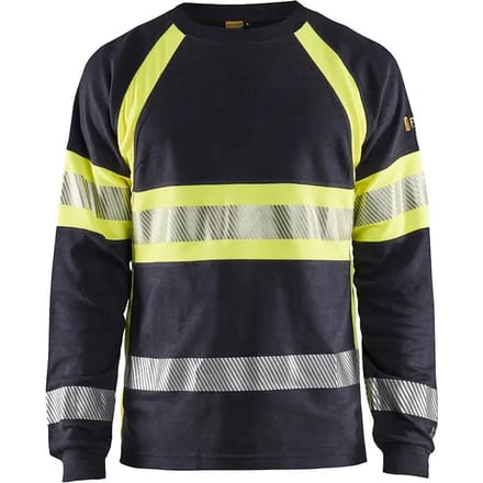 Inherent vlamvertragend T-shirt met lange mouwen Blaklader