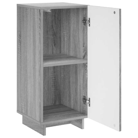 vidaXL - Dressoir - Grijs - Sonoma - 33,5 - x - 34,5 - x - 75 - cm - Bewerkt - hout