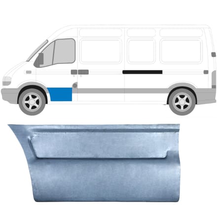Reparatiepaneel voor deur voor Renault Master 1998-2010 / Links