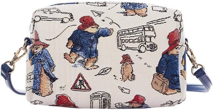Mini tasje - Schoudertasje - Gobelinstof - Paddington - Beer