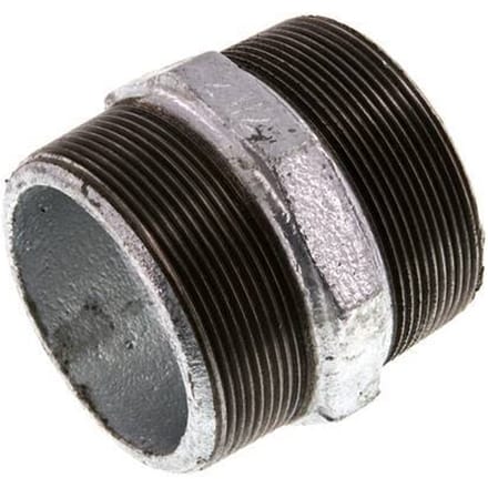 R 2 1/2'' Verzinkt Gietijzeren Borstnippel 25 Bar