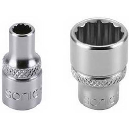 Merkloze 12-zijdige dop 1/4" metrische maat 5,5 mm