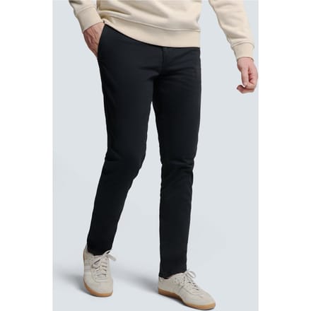 No Excess Pants Stretch Garment Dyed Night Größe: W30L34 | Chinos Outlet | Herren | Schwarz
