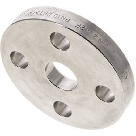 Losse Flens DN15-PN10 RVS 1.4571 DIN 2642 Volledig Materiaal