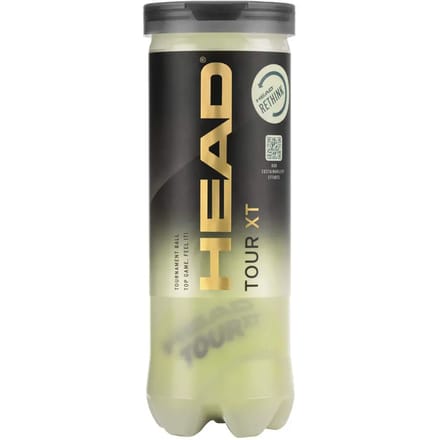 Tube met 3 tennisballen Head Tour XT
