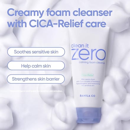 BANILA CO Clean It Zero Mousse Nettoyante Purifiante 150 ml white