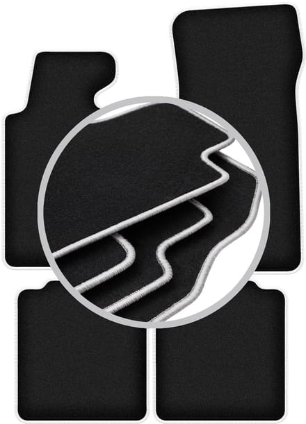 CARLUX-SILVER automatten voor: BMW 7 E32 LANG (1986-1994)