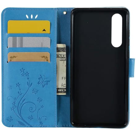 Mocaa Huawei P30 Booklet Hoesje Blauw