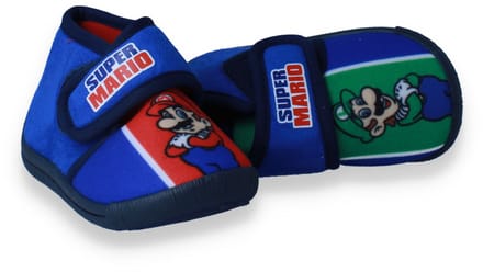 Super Mario Jongens Pantoffel | Blauw | Maat: 30