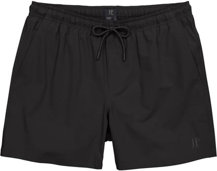 JP 1880 - Heren - zwemshort FLEXNAMIC® beachwear elastische tailleband - Zwart - Maat L