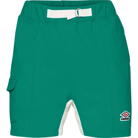 Umbro Heren Shorts met Panelen (Quetzal groen/Papyrus)