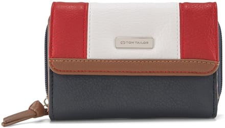 Tom Tailor - TTJUNA portemonnee met colour blocking - Maat ONESIZE - mixed maritim