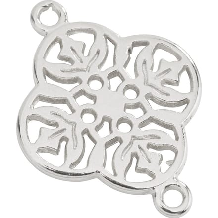 Charms connector "Ornament" - Zilver