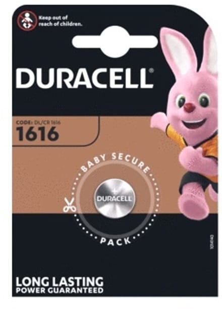 3 Volt DR1616 knoopcel reserve batterij