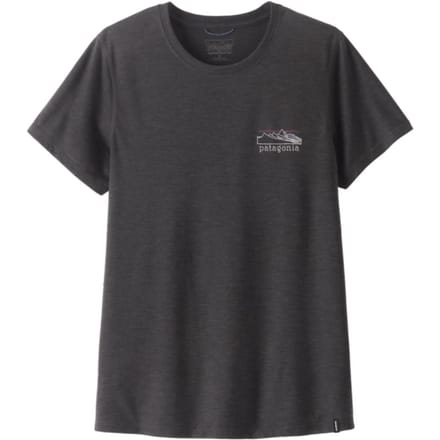 Patagonia Cap Cool Trail - Stratapeaks T-Shirt zwart