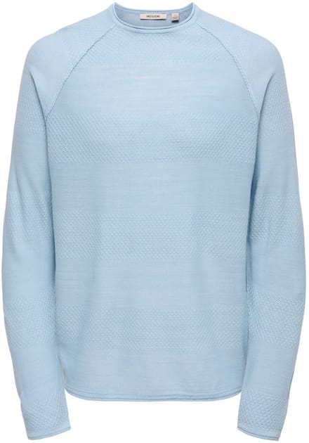 ONLY&SONS - ONSAPOLLO REG LS STRUC CREW KNIT - Heren - Gebreide truien