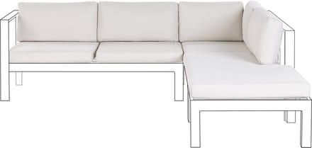 MESSINA - Kussenhoezen set - Gebroken wit - Polyester