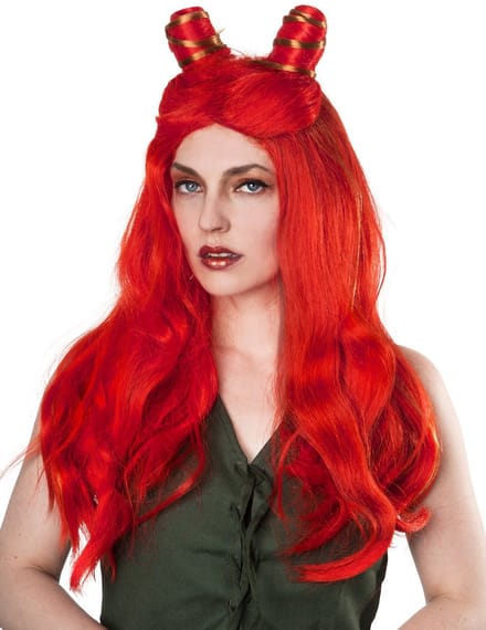 Poison Ivy Pruik - Carnavalspruik duivel heks