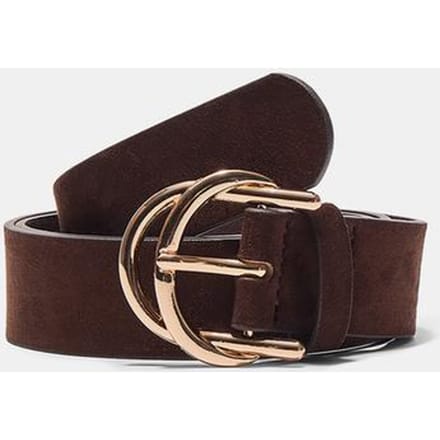 Stradivarius Riem met dubbele gesp  Bruin 90