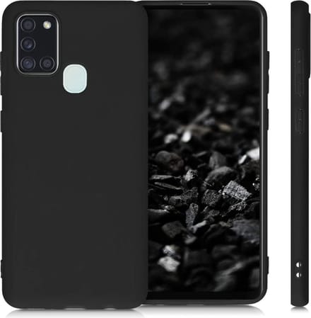 ShieldCase siliconen hoesje – geschikt voor Samsung Galaxy A21s – zwart