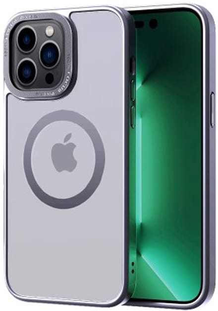 Multimedia & Accessoires TPU Back Cover Case Hoesje Met MagSafe geschikt voor Apple iPhone Air – Grijs – Zachte Plastic - Siliconen – Harde Plastic – Soft Case – Flexibel