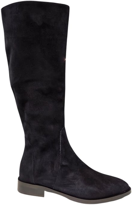 Gianluca Pisati Blauwe Suede Dames Laarzen - Blauw - 41