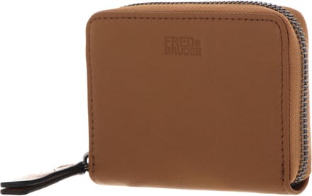 FREDsBRUDER Leren Portemonnee FB Coin Nugget II Iced Coffee Bruine