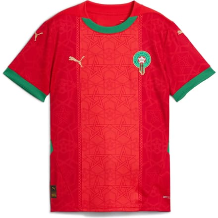 Puma Marokko Thuisshirt - 2024/2026 - Junior - officieel wedstrijdshirt