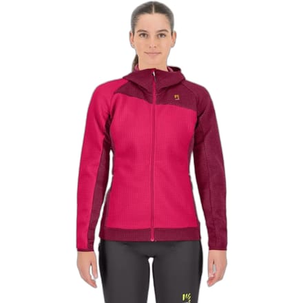 Fleece met capuchon en volledige rits voor dames Karpos Averau