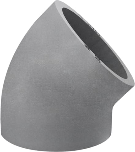 Geïsoleerde bocht EPS 45° diameter 125mm