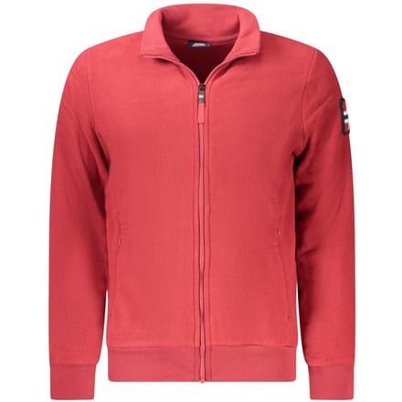 Noorwegen 1963 Rode Polyester Heren Sweatshirt