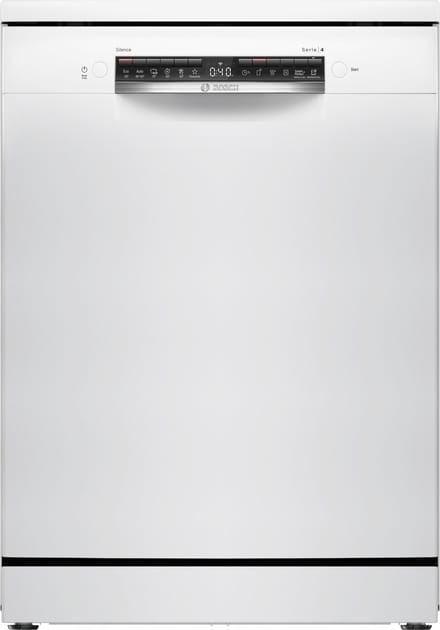 Bosch SMS4HTW00E - Serie 4 - Vaatwasser - Vrijstaande vaatwasser - 60 cm - Stil - Wit - Home connect