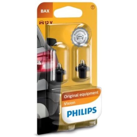 P27/7w lamp PHILIPS W1,2W 12V/1,2W, 2 Stuk