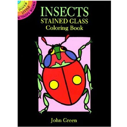 Insects Stained Glass Colouring Book - John Green
