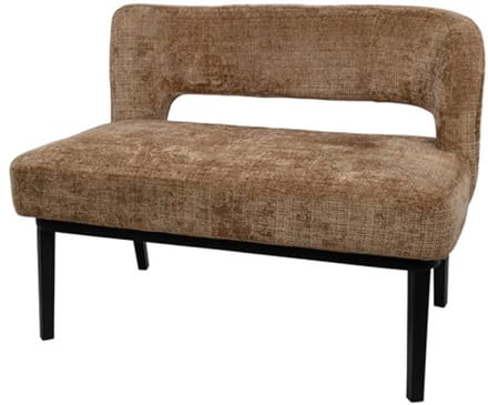 Eetkamerbank Bruce 105 cm - arm rechts - Cremona - Natural 02