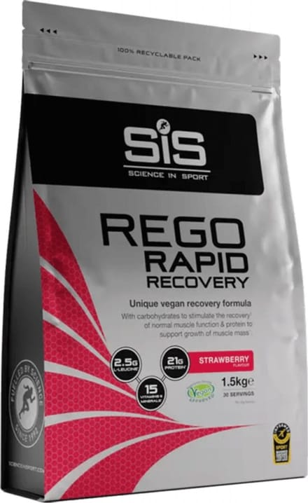 SIS REGO Rapid Recovery (1500g) Strawberry - Intra- & Post-Workout - voor na de training