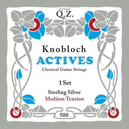 Knobloch 500KASQ snaren set classic MT (Sterling silver and QZ nylon)
