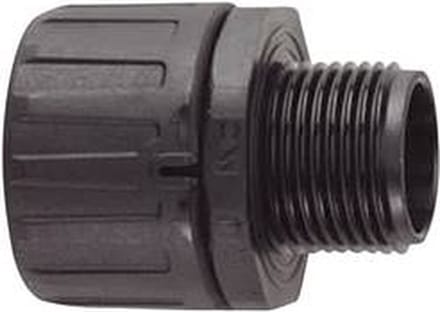 HellermannTyton 166-21015 HG28-S-PG21 Slangbevestiging Zwart PG21 22.80 mm Recht 1 stuk(s)