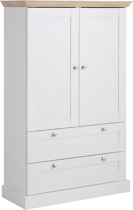 Binz-Kast - 5-deurs - Wit Eiken